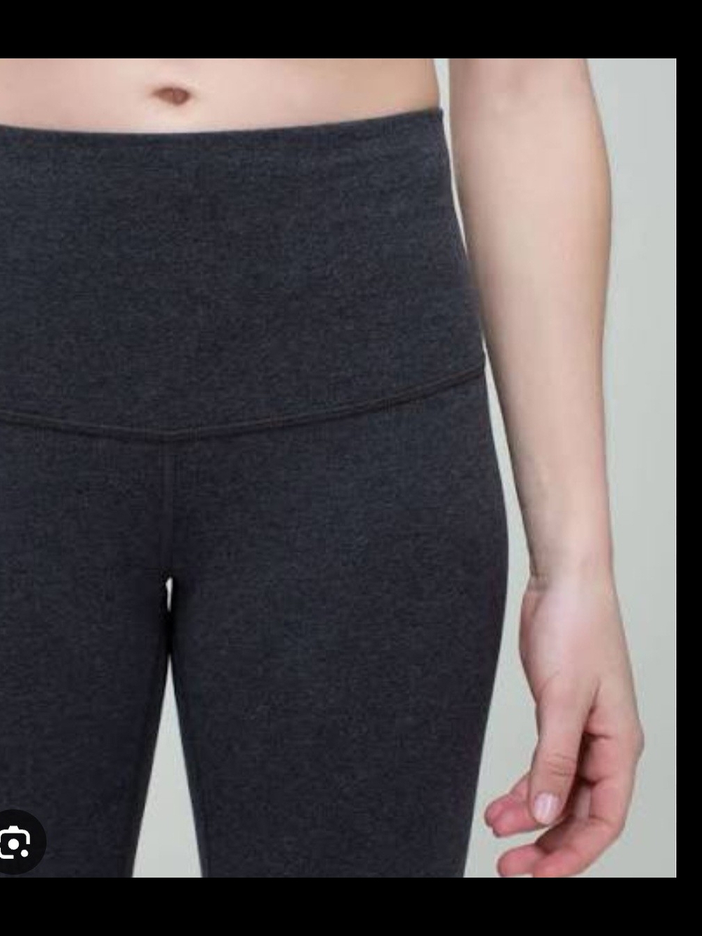 High-Waist Charcoal Gray Leggings Lululemon